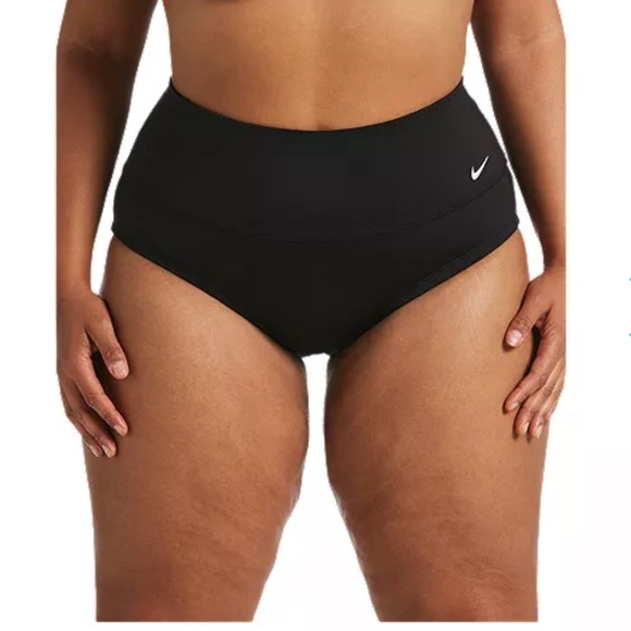 Nike Women's High Waisted Plus Size Swimsuit Bikini Bottom